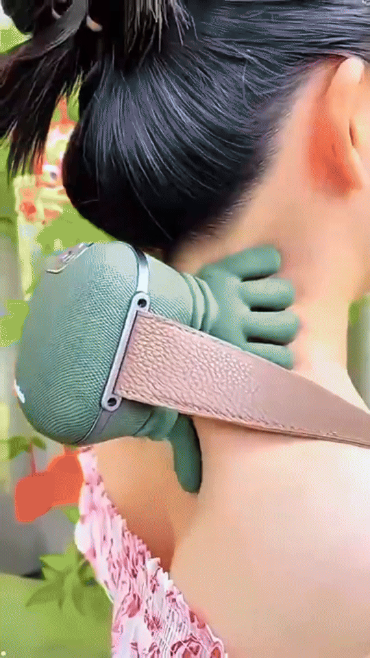 Elektrisk Nackmassager - Trådlös Axel- och Nackmasserare för Smärtlindring