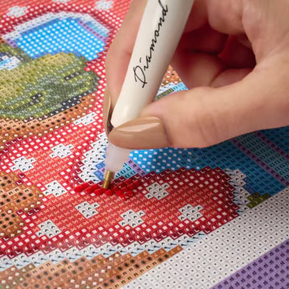 Väggkalender 2026 Diamond Painting - Kreativ Kalender med Diamantmålning