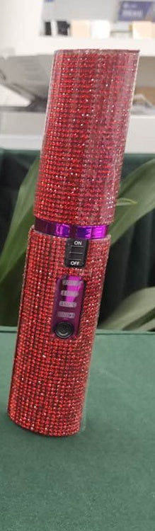 Trådlös Plattång Diamant - 2-i-1 Borste och Plattång Uppladdningsbar