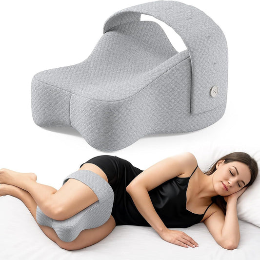 Memory foam benkudde – Ergonomisk knäkudde för bättre sömn & komfort
