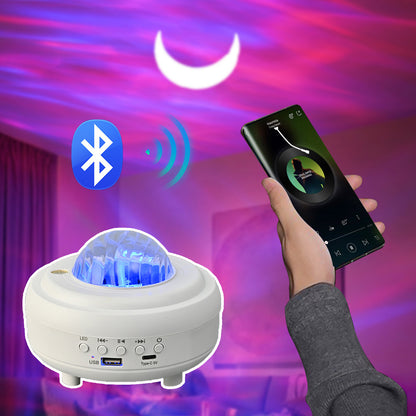 LED Nattlampa Bluetooth – Stjärnprojektor Galaxy