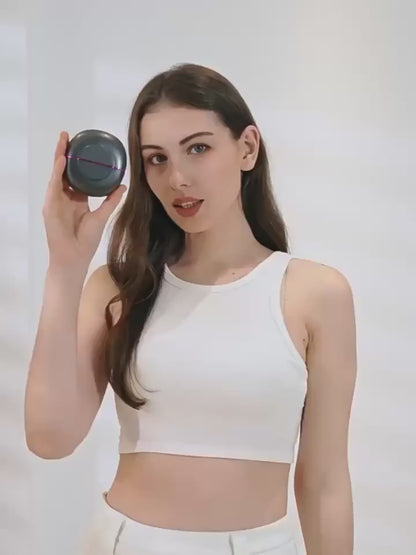 Mini Plattång Portabel - Trådlös 2-i-1 Hårborste och Plattång