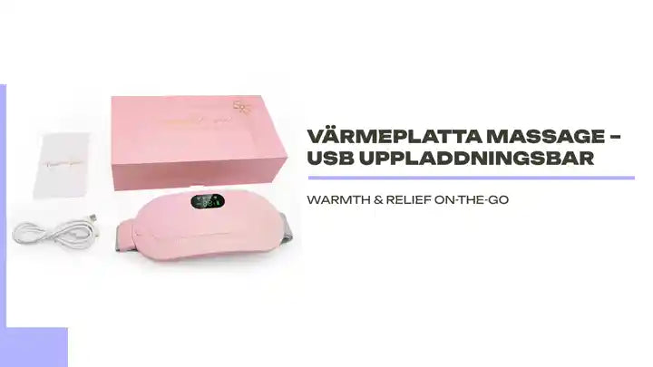 V&auml;rmeplatta Massage &ndash; USB Uppladdningsbar by@Outfy